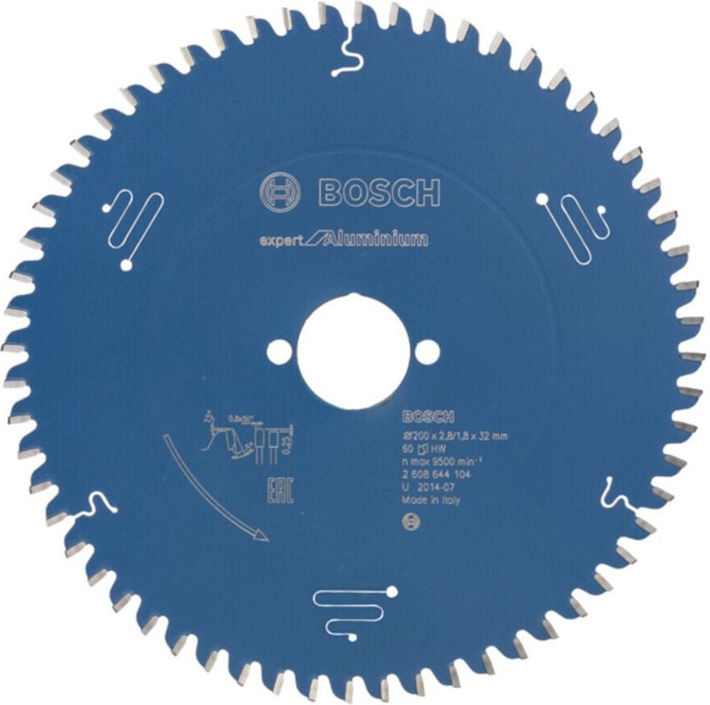 Kreissägeblatt Expert for Aluminium, 200 x 32 x 2,8 mm, 60 - Bosch