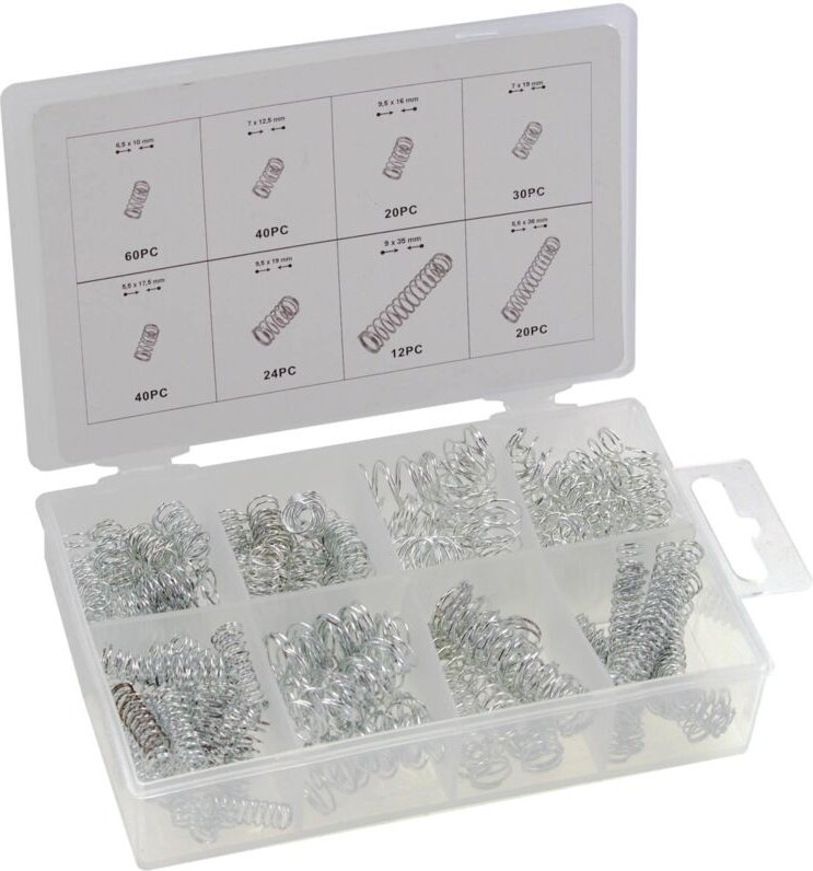 Druckfedern Sortiment 246 tlg.
