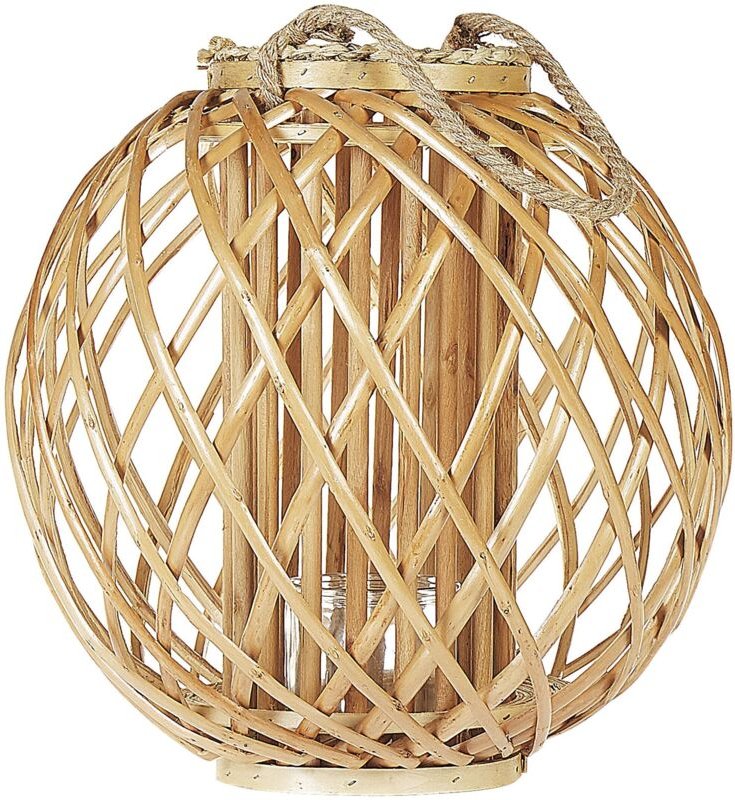 Laterne SAMOA Weidenholz 41 cm Naturfarben