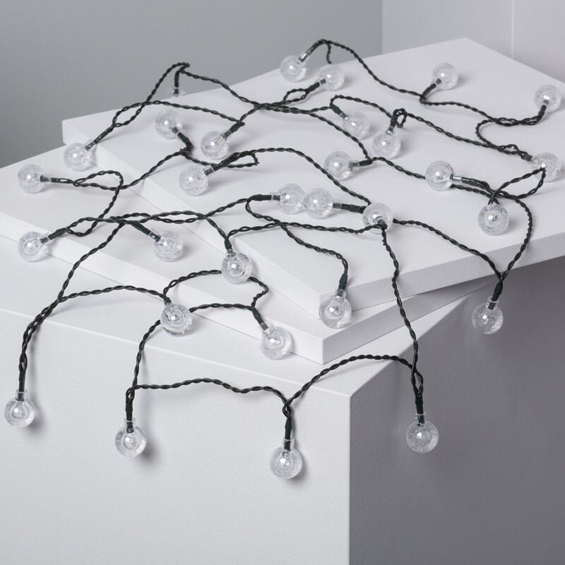 Ledkia - LED-Girlande Solar Aussen 30 Kugeln 5m rgb