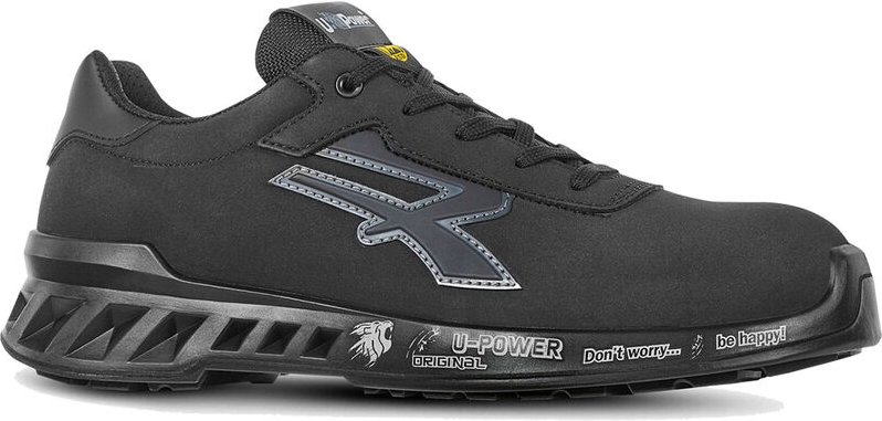 U-Power Ben S3 SRC CI ESD flache Sicherheitsschuhe - 47 EU - Schwarze