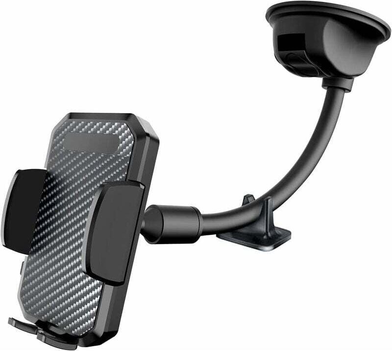 SNQ - Autotelefonhalter mit Saugnapf, Smartphone-Halterung für die Windschutzscheibe und das Armaturenbrett mit langem S...
