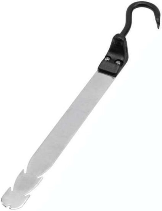 Dachdecker-Nageleisen 470 mm, mit auswechselbarem Edelstahlblatt 4 sym. Nagelzieher 00251470 - Freund