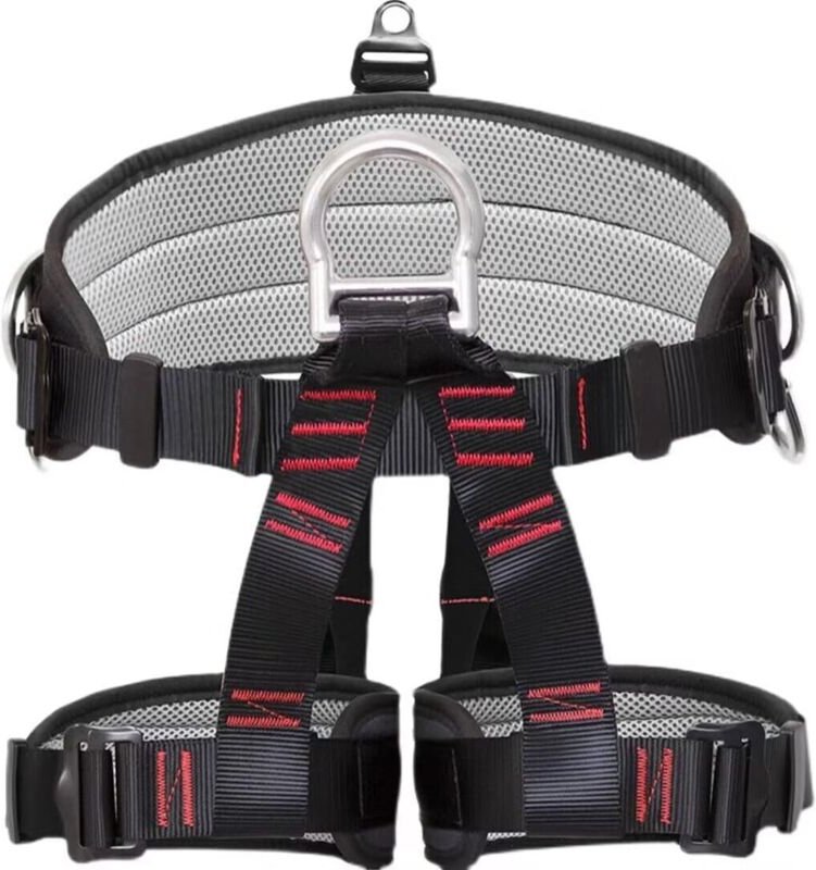 Thumbnail - Verstellbarer Sicherheitsgurt, Hüftgurt mit Auffanggurt, Halbgurt mit 3 Lagerringen aus Aluminiumlegierung, Absturzsiche...