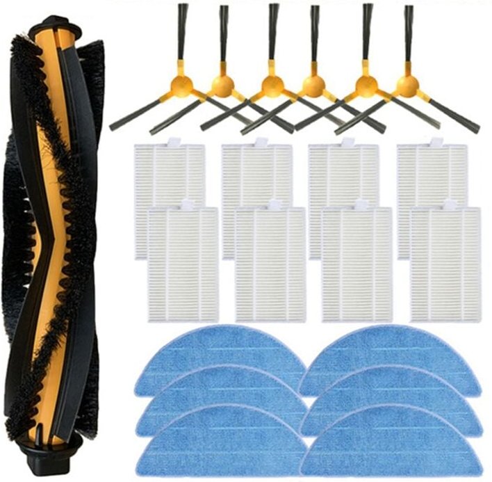 Für Kabum Smart 700/500 Hauptrolle Seitenbürste HEPA-Filter 21 PCS