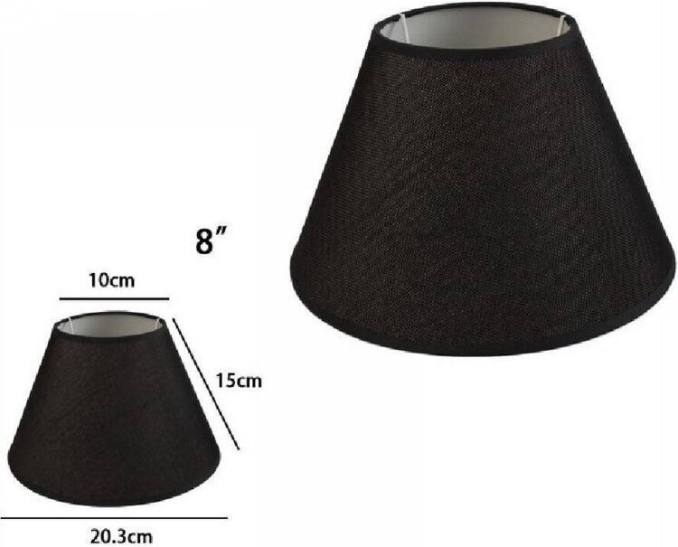 Trade Shop Traesio - Trade Shop - paralum conkilindro classico ricambio für lampada und applique in tessutututut - -8'-S...