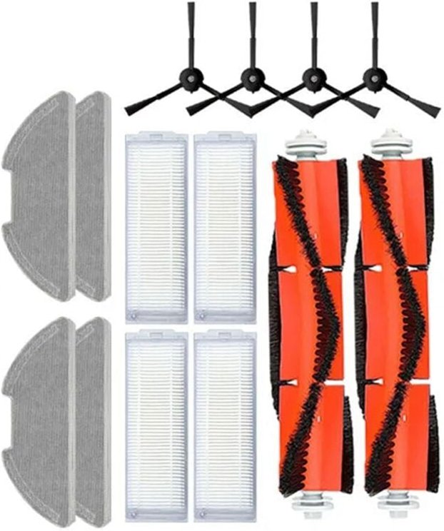 Wichtigsten Seite Pinsel Hepa-Filter Mopp Tuch Staubsauger Teile