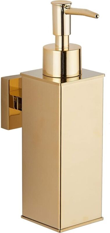 Seifenspender zur Wandmontage aus 304 Edelstahl für die Inneneinrichtung (Gold)