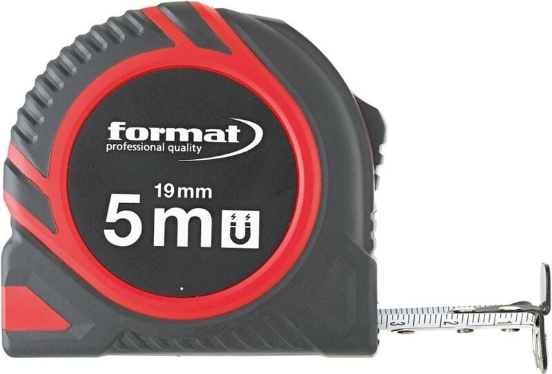 Thumbnail - Taschenbandmaß mit Magnet 5 m x 19 mm - Format
