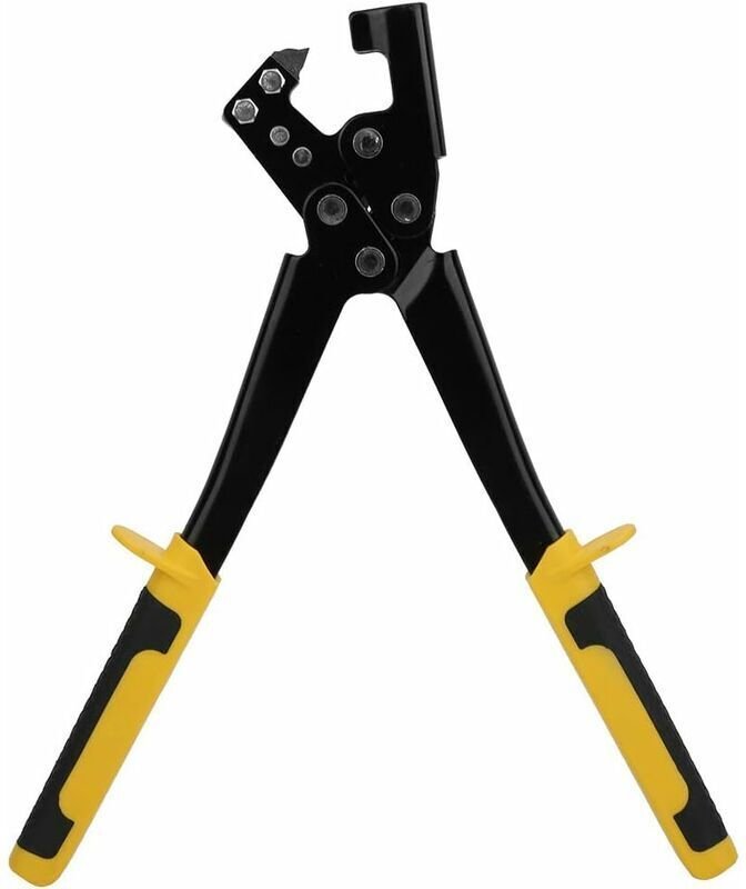 15-273 Pince À Sertir Profilés 0,6 mm Fabriquée en France - Sertissage Permanent de Cadres métalliques en U - Poignée Co...