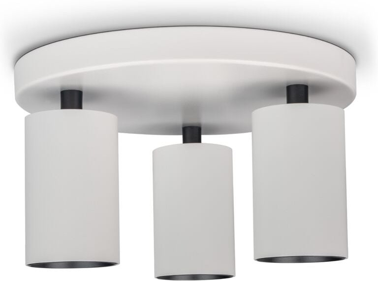 Paco Home - Deckenlampe Wohnzimmer Wandleuchte Schwenkbare Spots Modern Küche Schlafzimmer Weiß-Schwarz, Typ 2 - 3x GU10