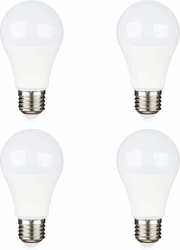 12 V E27, 9 W, Kaltweiß, 6000 K, entspricht Halogen 75 W, AC DC 12 Volt, 24 Volt, E27 LED, 4er-Pack