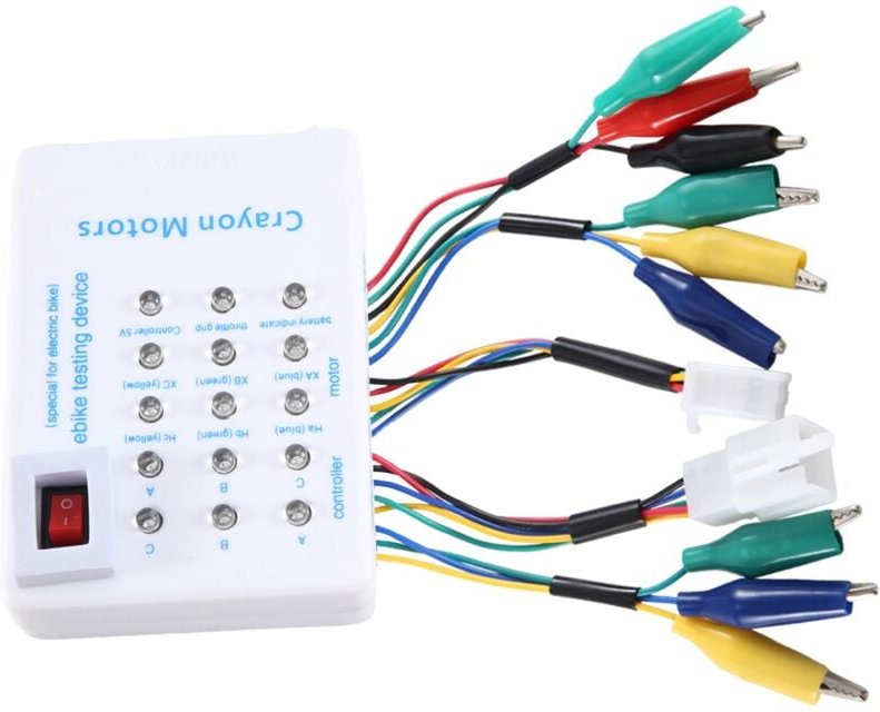 Tlily - 24V/36V/48V/60V/72V Elektroauto E-Bike Roller BüRstenloser Motorcontroller-Tester für Testmotorspule ()