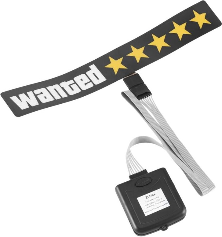 Elektrische Windschutzscheibe 5 Sterne Wollte Auto LED Reflektierende Auto Fenster Aufkleber Zubehör Leucht Panel Dekora...