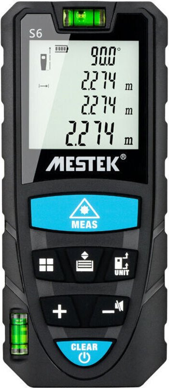 Ccykxa - Laser-Entfernungsmesser 50 m, Mileseey von RockSeed, 2 Wasserwaagen, digitaler Laser-Entfernungsmesser ± 2 mm m...