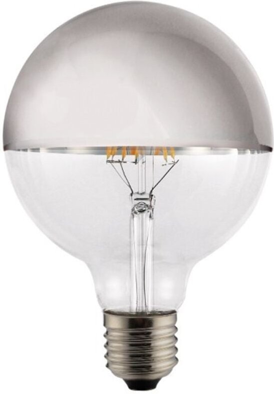 G95 silberne 8W LED-Glühbirne mit Spiegeleffekt