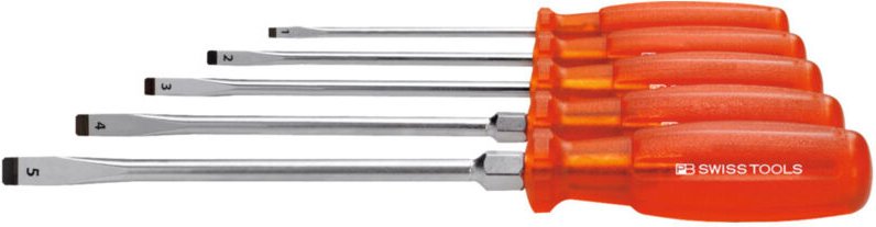 Pb Swiss Tools - Schraubendreher-Satz, mit 'Multicraft'-Kraftheft, 7-teilig