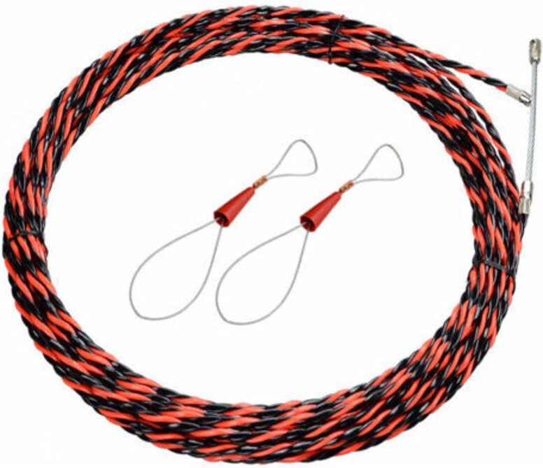 Drahtziehnadel für Elektriker, einziehbare Installationsnadel zum Einziehen und Verlängern von Kabeln (10 m)