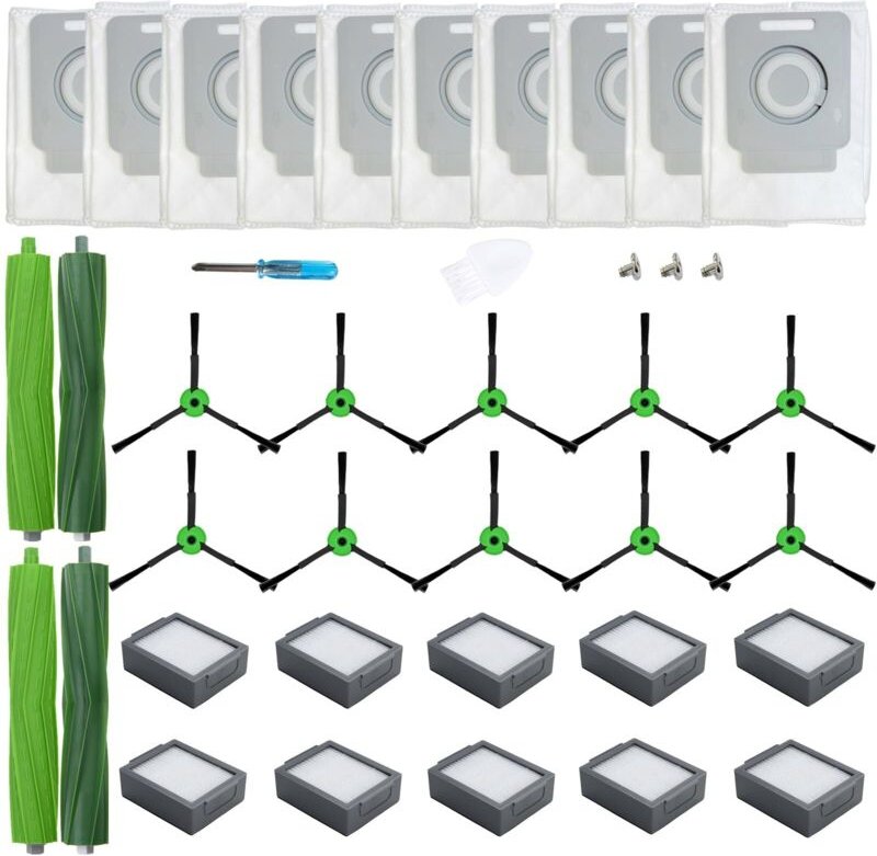 Ersatzteile für iRobot Roomba Serie I i1+ i2+ i3+ i4+ i6+ i7+ i8+, Serie J j5+ j6+ j7+ j8+ j9+: Staubbeutel, Filter, Sei...