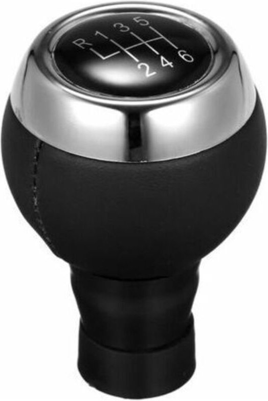 Lablanc - Schaltknauf für Mini Cooper Auto, Schwarz, 6-Gang (R-Gang oben links)