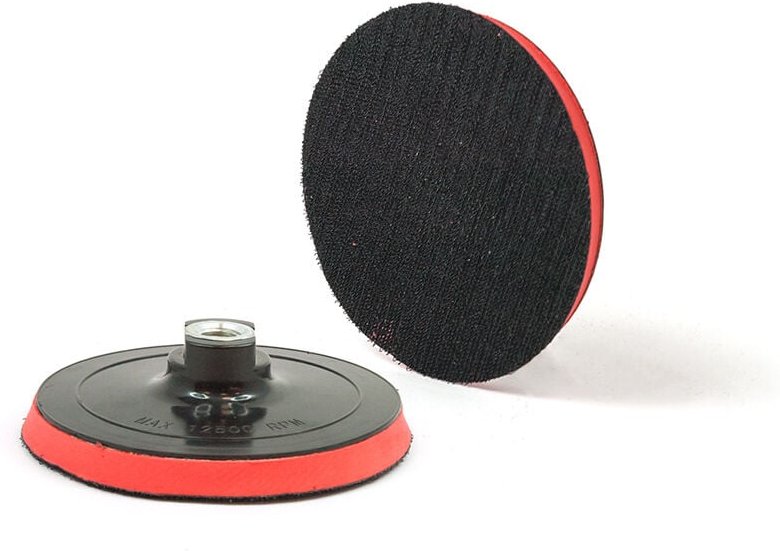 Fervi - Polierteller fuer velcro scheiben fuer schleifer m14 - 125 mm