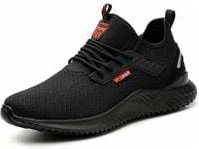 Thumbnail - Leichte Sicherheitsschuhe, Baustellenschuhe, Stahlkappe, rutschfeste und atmungsaktive Sicherheitssneaker, Arbeitsschuhe...