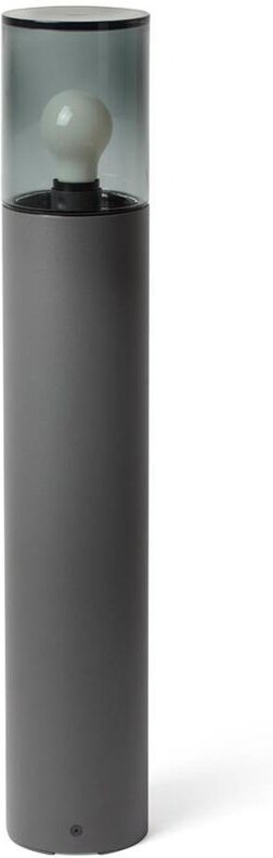 Faro Barcelona - Sockelleuchte dunkelgrau mit Rauchglas H700 kila 71750