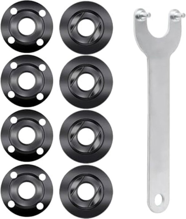 Tlily - Winkelschleifermutter, 5/8-11 Flansch-Metall-Sicherungsmutter