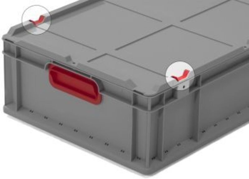 Schiebeverschluss rot passend für Stülpdeckel