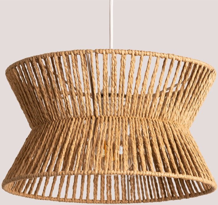 Sklum - Deckenlampe aus geflochtenem Papier Bonny Natürlich