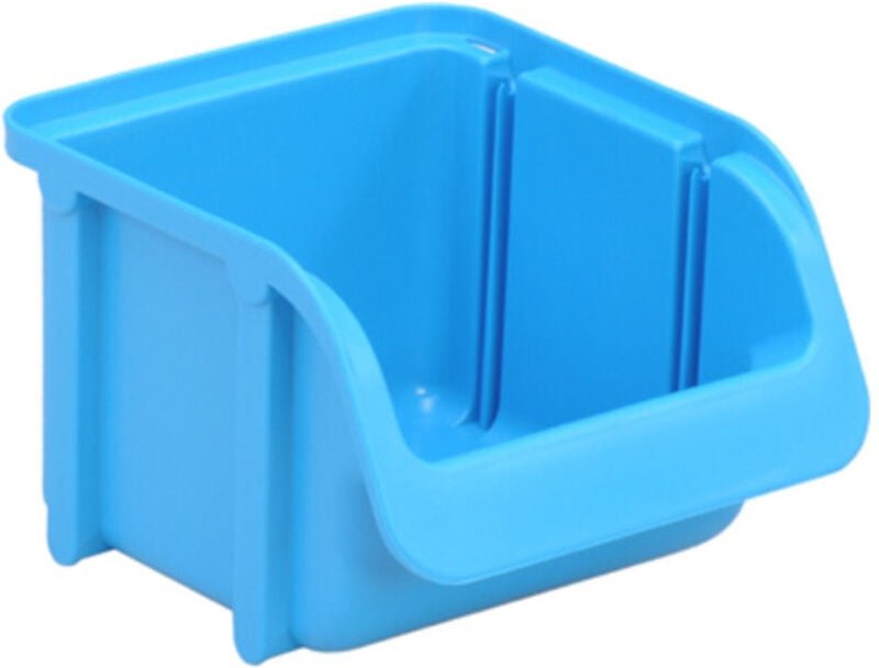 Sichtbox Gr.1 Blau - Lagerbox und Sortimentsbox in einem für Ordnung