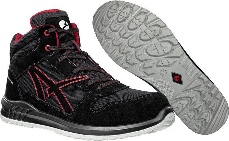 Albatros CLIFTON MID SRC 638700210000045 Sicherheitsstiefel S3 Schuhgröße (EU): 45 Schwarz, Rot 1 P