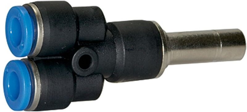Y-Steckverbindung, Stecknippel 3 mm »Blaue Serie« mini, Schl.-Ø 3 - Riegler