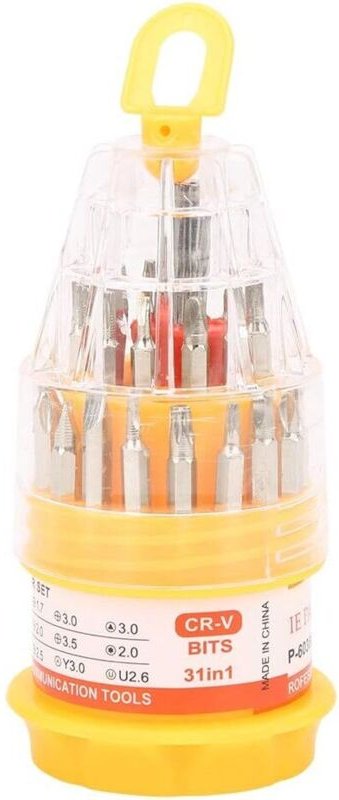 32-in-1 Präzisionsschraubendreher-Set, Elektronikreparatur-Werkzeugset, Miniatur-Magnetbit mit flexibler Welle