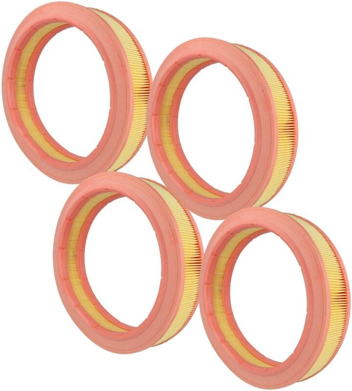 4x Filterelement kompatibel mit Festool vcp 320 e, vcp 171 e-l, vcp 170 e Akku-Staubsauger - Feinstaubfilter - Vhbw