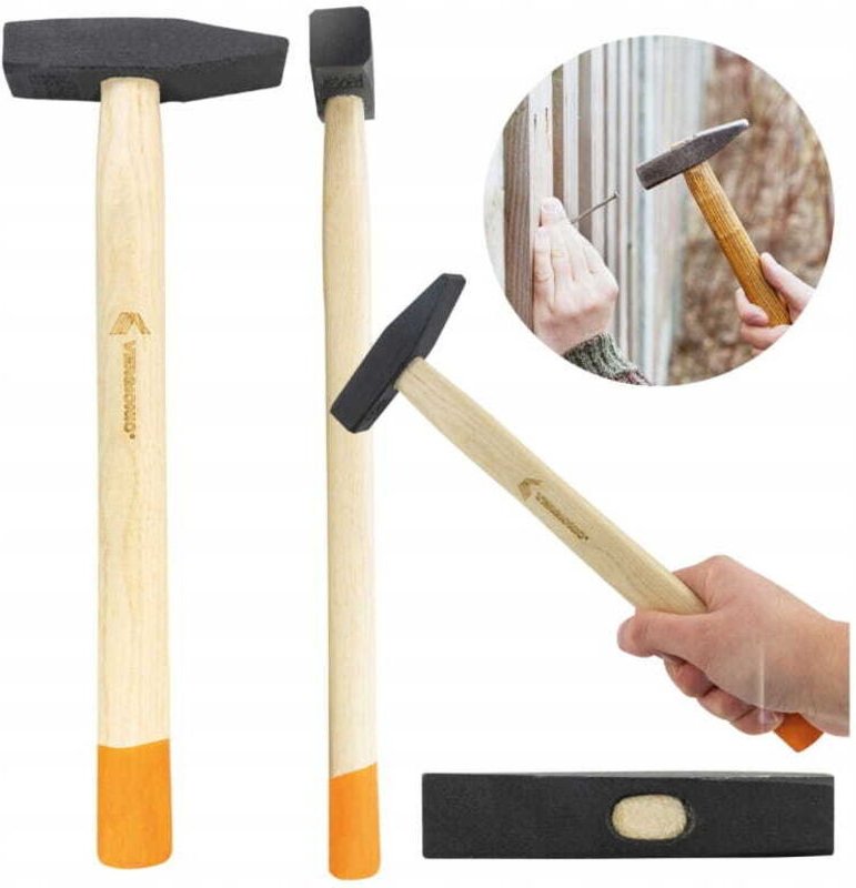 270 g Zimmermannshammer – Holzgriff, Karbonstahl