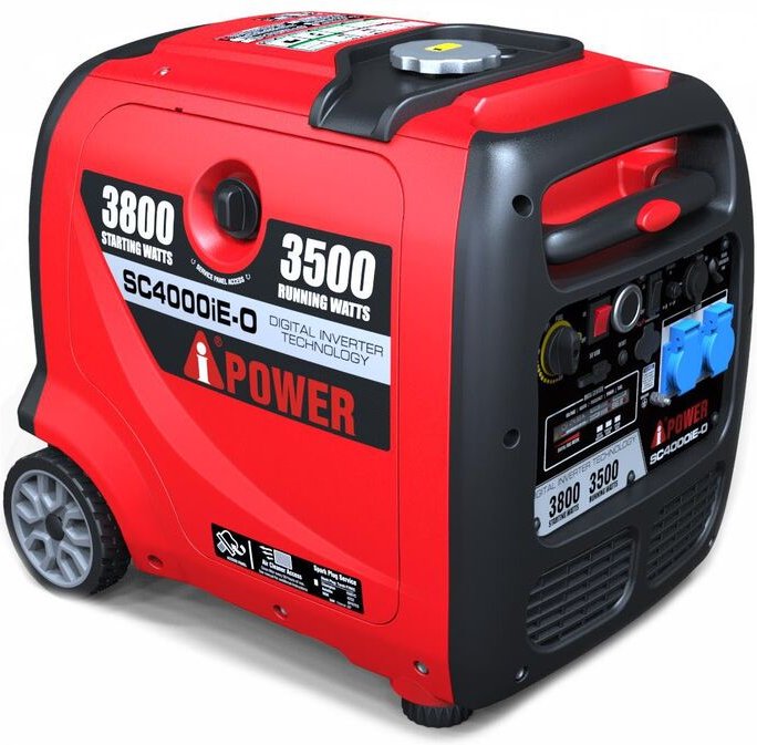 AiPOWER Inverter Stromerzeuger Benzin 3800 Watt SC4000iE-O 230V
