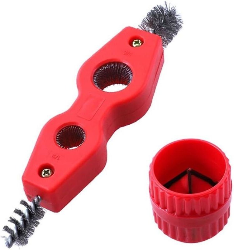 CSPARKV 2-teiliges PVC-Entgratungs-Reibahle für PVC-Rohre, Aluminiumrohre, Anfasen