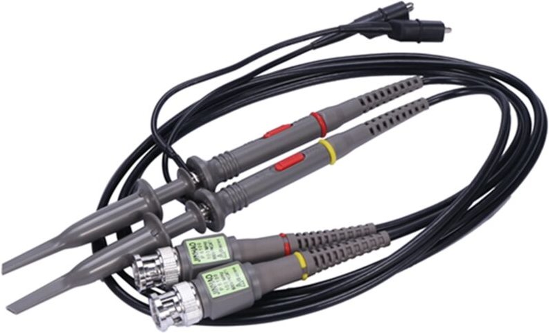 2er-Pack P6100 100 MHz Oszilloskop-Sonde 10:1 und 1:1 umschaltbar für