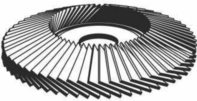 Klingspor ściernica listkowa wypukła smt314 extra 125mm gr. 60