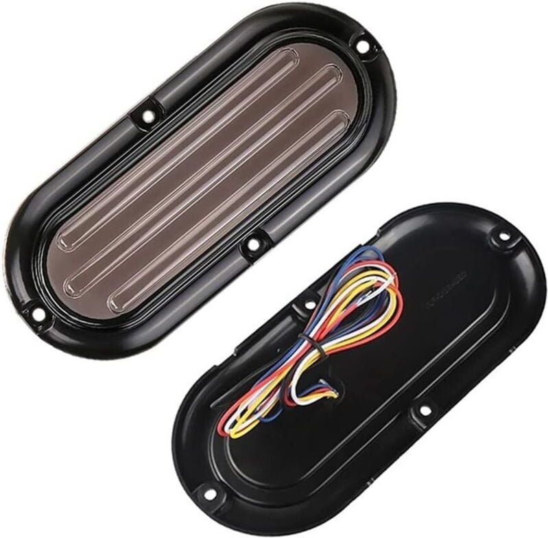 12/24 V Auto LKW Dynamische Rücklichter 74 LED Rücklichter Strobe Kontrollleuchten Warnleuchten RV Bus Anhänger 2 Stück