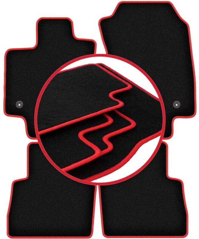 CARLUX-RED Auto-Fußmatten für: Lexus NX II 0 (2021-)