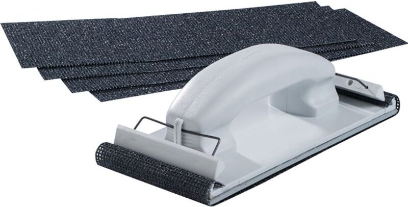 PROMAT Handschleiferset Länge 210 mm Breite 105 mm 5 teilig Körnung 100 Kunsts