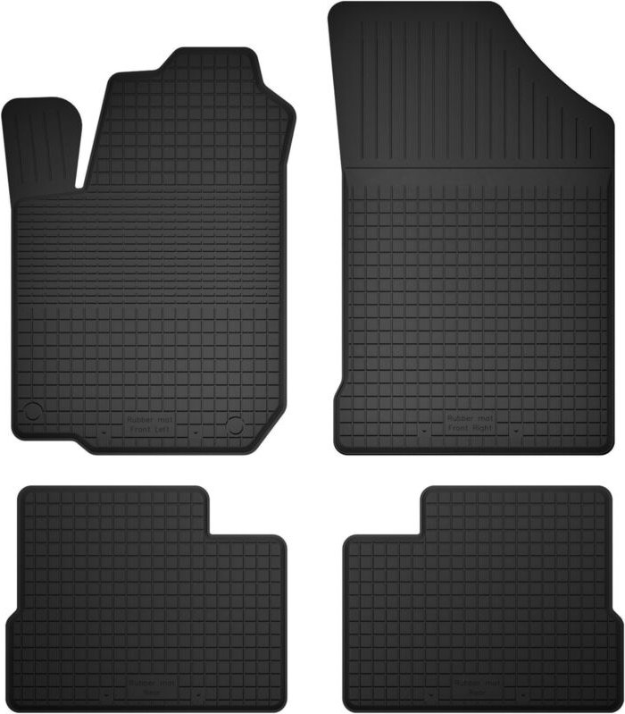 Gummifußmatten, 4er-Set, universell passend für: Hyundai i10 II Schrägheck (ab 2013)