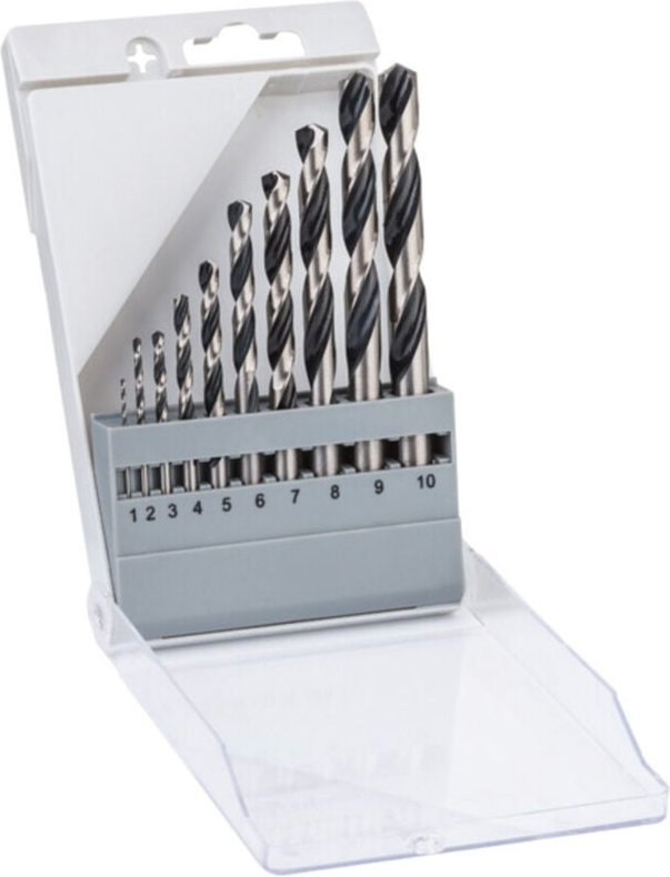 Thumbnail - Metallspiralbohrer-HSS-Set PointTeQ, din 338, 10-tlg. - Bosch