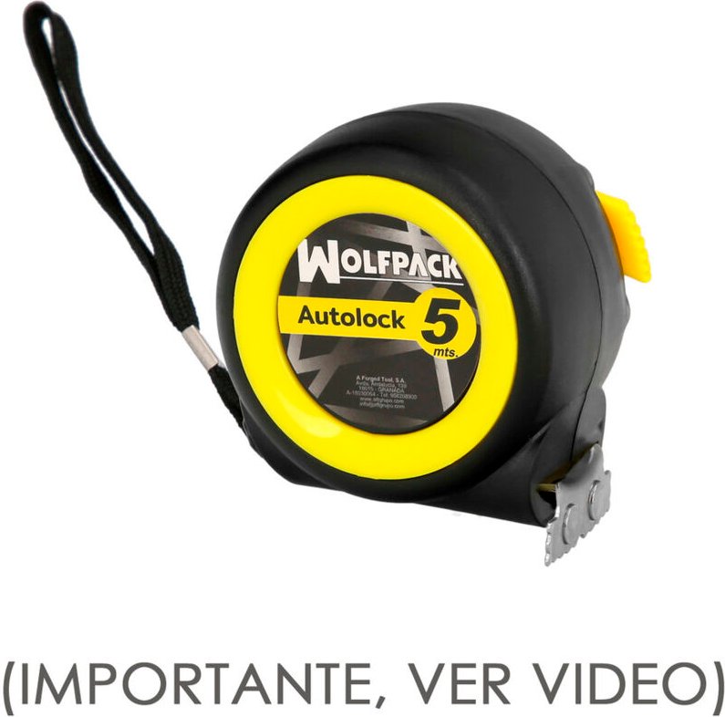 Autolock Flexometer mit automatischer Bremse 5 Meter Band 25 mm. Magnetisch