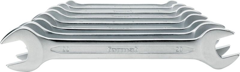 Doppelmaulschlüssel-Satz DIN3110 6-32 mm, 9-teilig - Format