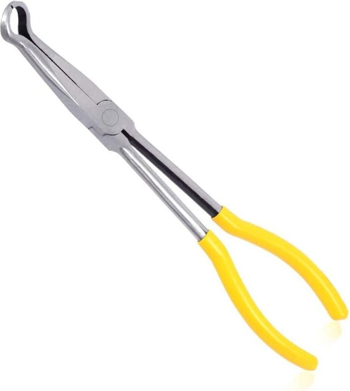 Ersandy - Rohrzange mit langer Reichweite, 11-Zoll-Ringzange, 3/5-Zoll-Rohrzangendurchmesser, versetzte Zündkerzenmansch...