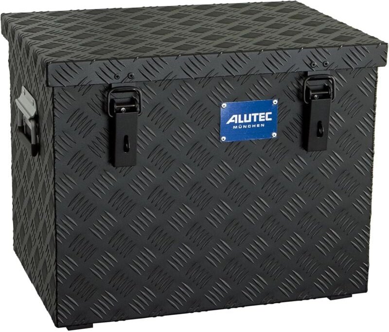 Aluminiumbox Extreme 70 Schwarz, 70 ltr., (LxBxH) 500 x 350 x 400 mm - Alutec