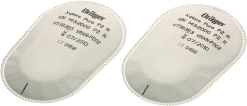 Draeger - Dräger Safety Partikelwechselfilter-Set, 10 Paar, Filter: P2R 10 Stk